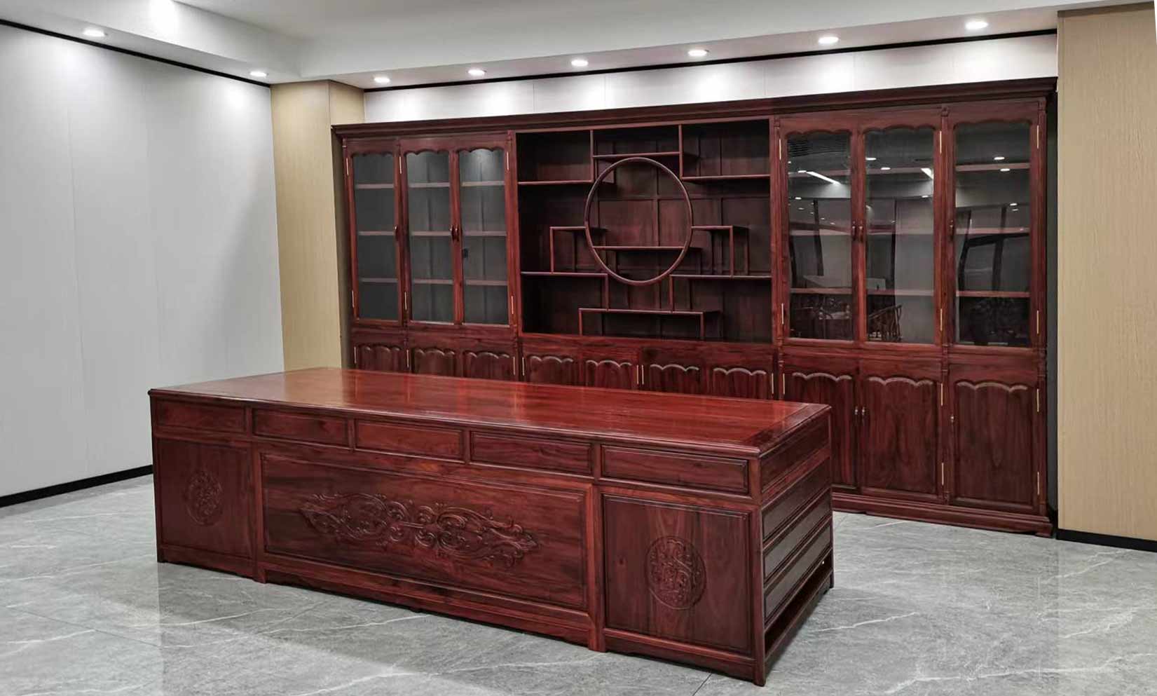 中式办公红木家具 中式办公红木家具